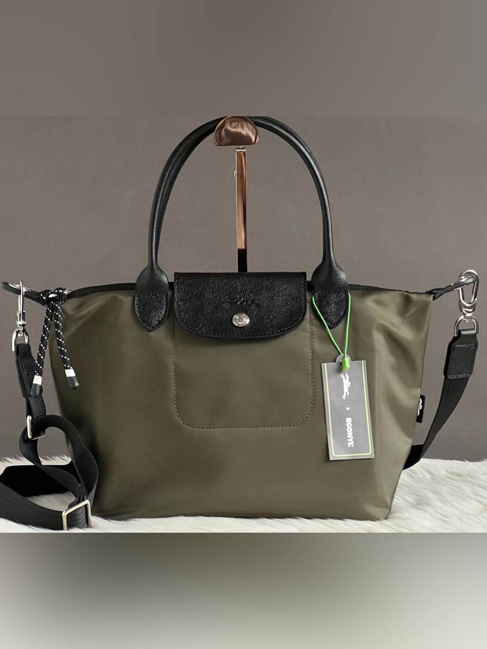 Longchamp Le Pliage Energy S Handbag (Green)